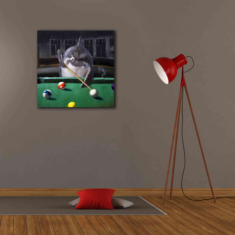 Image of 'Pool Shark' by Lucia Heffernan, Canvas Wall Art,26x26