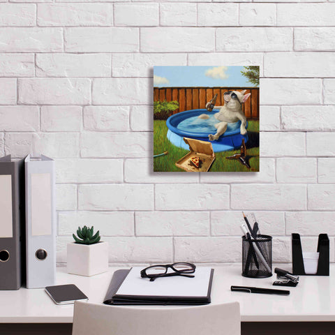 Image of 'When Human Is Away' by Lucia Heffernan, Canvas Wall Art,12x12