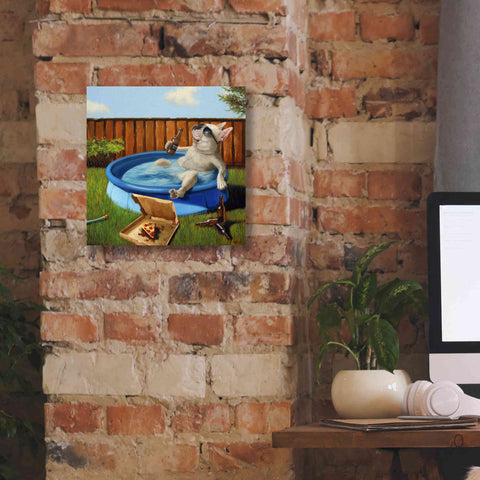 Image of 'When Human Is Away' by Lucia Heffernan, Canvas Wall Art,12x12