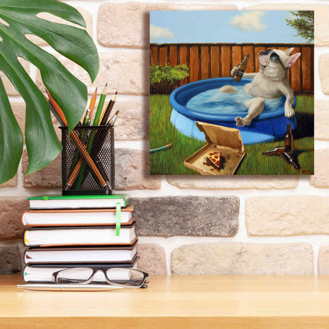 Image of 'When Human Is Away' by Lucia Heffernan, Canvas Wall Art,12x12