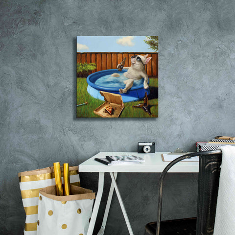 Image of 'When Human Is Away' by Lucia Heffernan, Canvas Wall Art,18x18