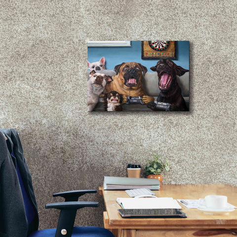 Image of 'Gamers' by Lucia Heffernan, Canvas Wall Art,24x20