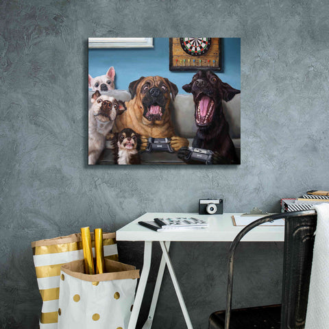 Image of 'Gamers' by Lucia Heffernan, Canvas Wall Art,24x20