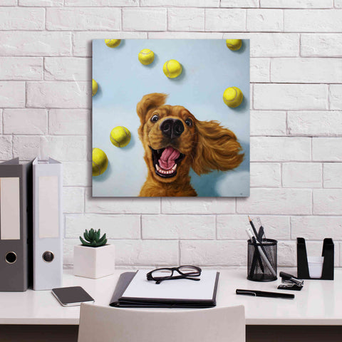 Image of 'Ball Boy' by Lucia Heffernan, Canvas Wall Art,18x18