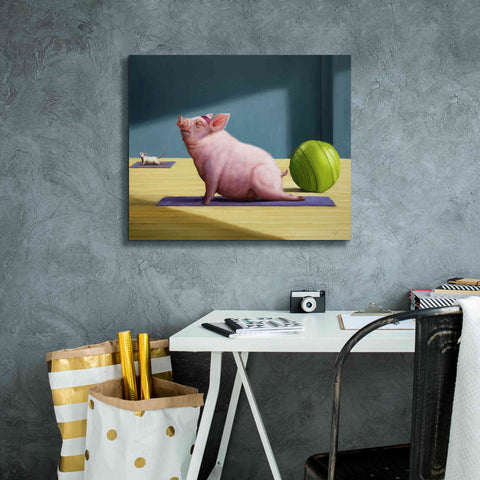 Image of 'Yoga With Friends' by Lucia Heffernan, Canvas Wall Art,24x20