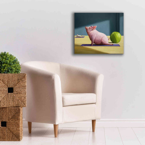 Image of 'Yoga With Friends' by Lucia Heffernan, Canvas Wall Art,24x20