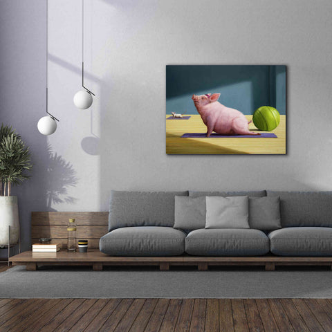 Image of 'Yoga With Friends' by Lucia Heffernan, Canvas Wall Art,54x40