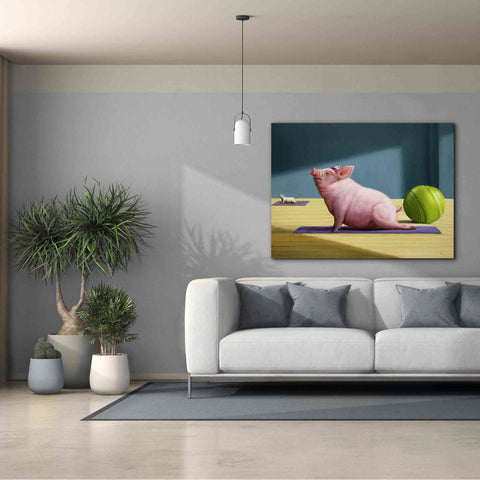 Image of 'Yoga With Friends' by Lucia Heffernan, Canvas Wall Art,54x40