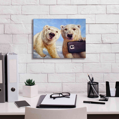 Image of 'Polargram' by Lucia Heffernan, Canvas Wall Art,16x12