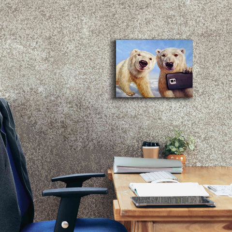 Image of 'Polargram' by Lucia Heffernan, Canvas Wall Art,16x12