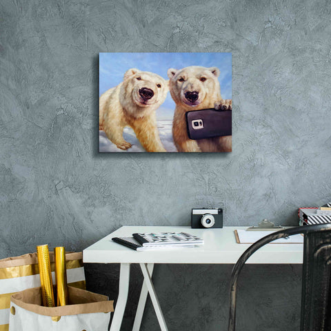 Image of 'Polargram' by Lucia Heffernan, Canvas Wall Art,16x12