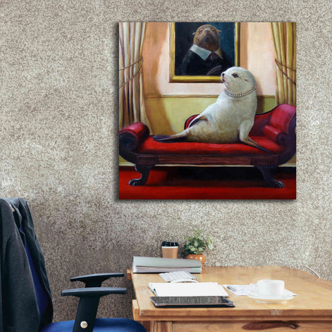 Image of 'Trophy Wife' by Lucia Heffernan, Canvas Wall Art,37x37