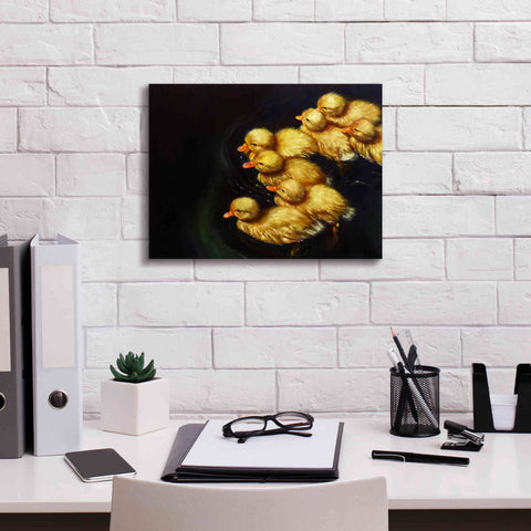 Image of 'Crossing' by Lucia Heffernan, Canvas Wall Art,16x12