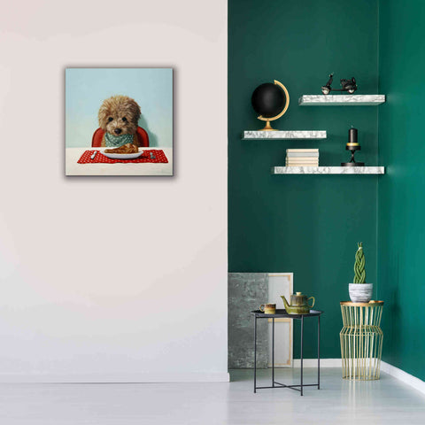 Image of 'Puppy Chow' by Lucia Heffernan, Canvas Wall Art,26x26