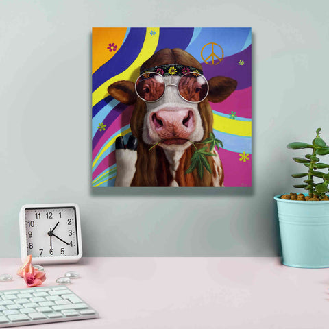 Image of 'Grass Fed' by Lucia Heffernan, Canvas Wall Art,12x12