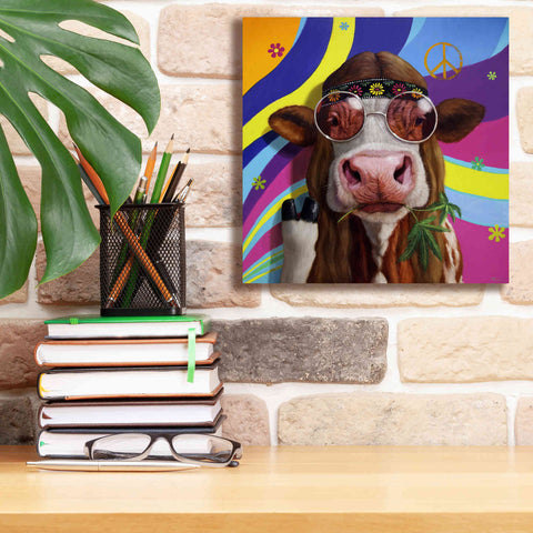 Image of 'Grass Fed' by Lucia Heffernan, Canvas Wall Art,12x12