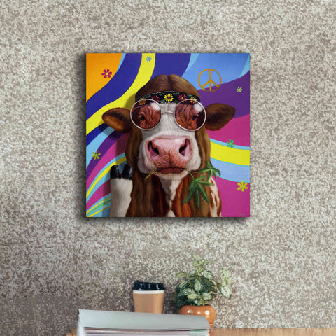 Image of 'Grass Fed' by Lucia Heffernan, Canvas Wall Art,18x18