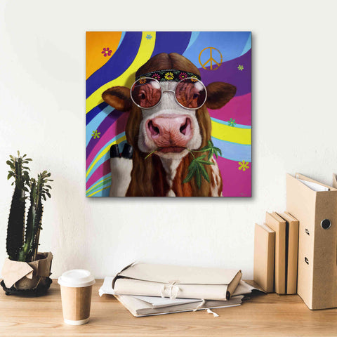 Image of 'Grass Fed' by Lucia Heffernan, Canvas Wall Art,18x18