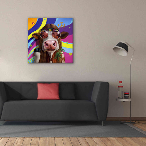Image of 'Grass Fed' by Lucia Heffernan, Canvas Wall Art,37x37
