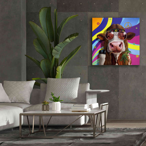 Image of 'Grass Fed' by Lucia Heffernan, Canvas Wall Art,37x37