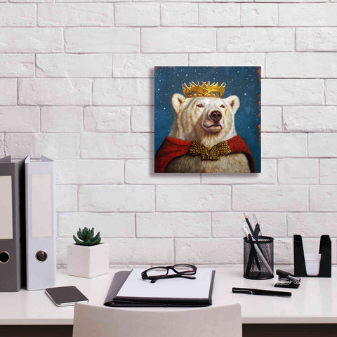 Image of 'Snow King' by Lucia Heffernan, Canvas Wall Art,12x12