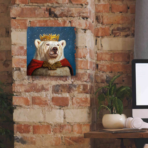 Image of 'Snow King' by Lucia Heffernan, Canvas Wall Art,12x12