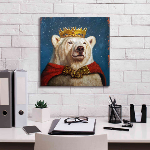 Image of 'Snow King' by Lucia Heffernan, Canvas Wall Art,18x18