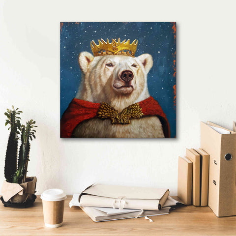 Image of 'Snow King' by Lucia Heffernan, Canvas Wall Art,18x18