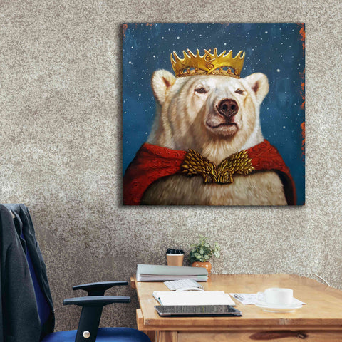 Image of 'Snow King' by Lucia Heffernan, Canvas Wall Art,37x37