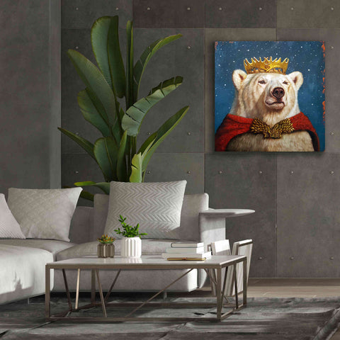 Image of 'Snow King' by Lucia Heffernan, Canvas Wall Art,37x37