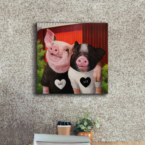 Image of 'BFF' by Lucia Heffernan, Canvas Wall Art,18x18