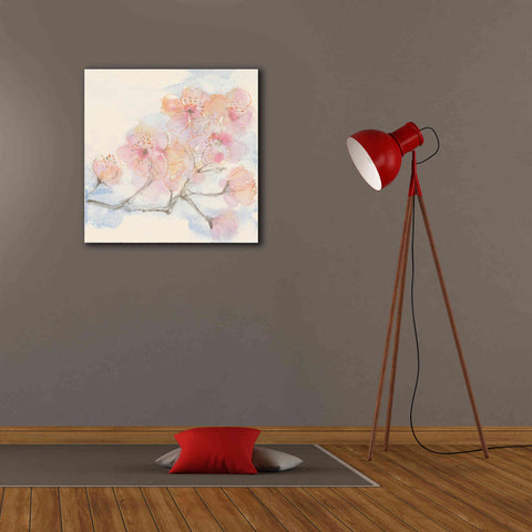 Image of 'Pink Blossoms III' by Chris Paschke, Canvas Wall Art,26 x 26