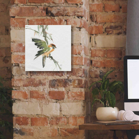 Image of 'Formosan Firecrest' by Chris Paschke, Canvas Wall Art,12 x 12