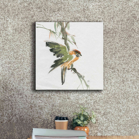 Image of 'Formosan Firecrest' by Chris Paschke, Canvas Wall Art,18 x 18