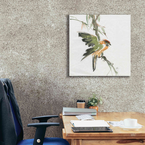 Image of 'Formosan Firecrest' by Chris Paschke, Canvas Wall Art,26 x 26