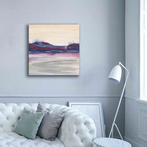 Image of 'Purple Rock Dawn I' by Chris Paschke, Canvas Wall Art,37 x 37