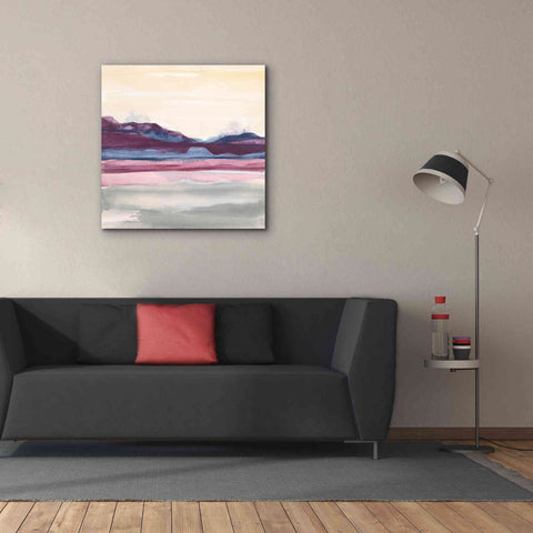 Image of 'Purple Rock Dawn II' by Chris Paschke, Canvas Wall Art,37 x 37