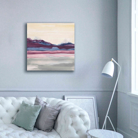 Image of 'Purple Rock Dawn II' by Chris Paschke, Canvas Wall Art,37 x 37