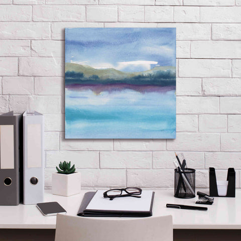 Image of 'Violet Reflection I' by Chris Paschke, Canvas Wall Art,18 x 18