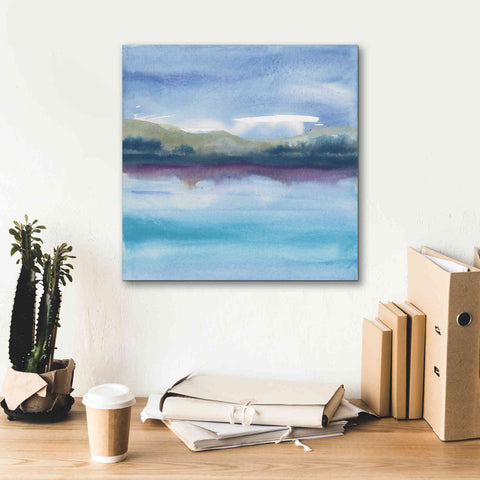 Image of 'Violet Reflection I' by Chris Paschke, Canvas Wall Art,18 x 18