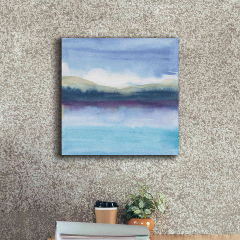 Image of 'Violet Reflection II' by Chris Paschke, Canvas Wall Art,18 x 18