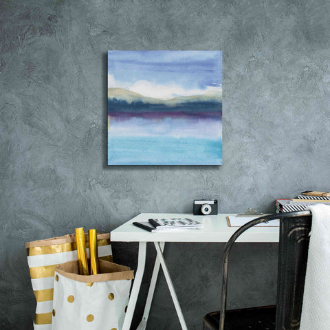 Image of 'Violet Reflection II' by Chris Paschke, Canvas Wall Art,18 x 18