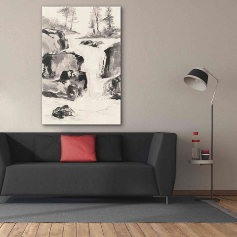 Image of 'Sumi Waterfall II' by Chris Paschke, Canvas Wall Art,40 x 60