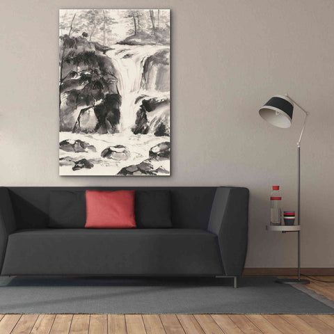 Image of 'Sumi Waterfall IV' by Chris Paschke, Canvas Wall Art,40 x 60