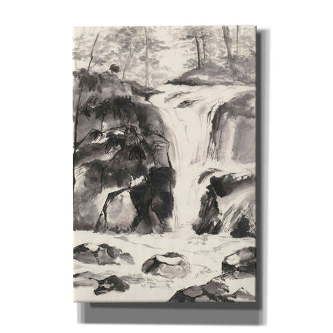 Image of 'Sumi Waterfall IV' by Chris Paschke, Canvas Wall Art