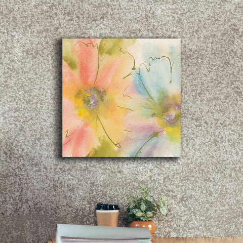 Image of 'Rainbow Cosmos I' by Chris Paschke, Canvas Wall Art,18 x 18