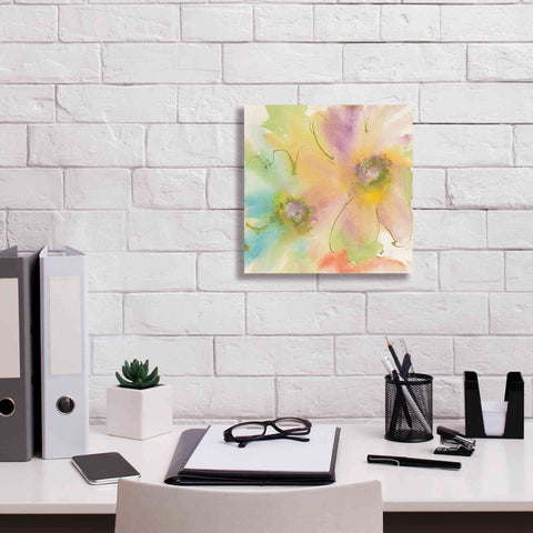 Image of 'Rainbow Cosmos II' by Chris Paschke, Canvas Wall Art,12 x 12