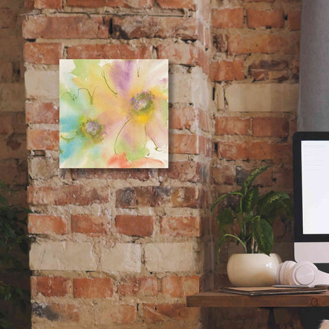 Image of 'Rainbow Cosmos II' by Chris Paschke, Canvas Wall Art,12 x 12