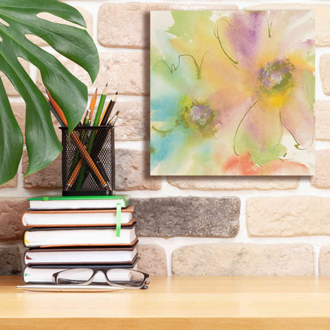 Image of 'Rainbow Cosmos II' by Chris Paschke, Canvas Wall Art,12 x 12