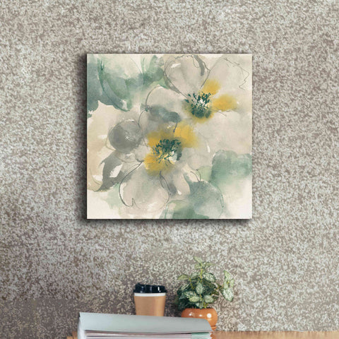 Image of 'Silver Quince I' by Chris Paschke, Canvas Wall Art,18 x 18